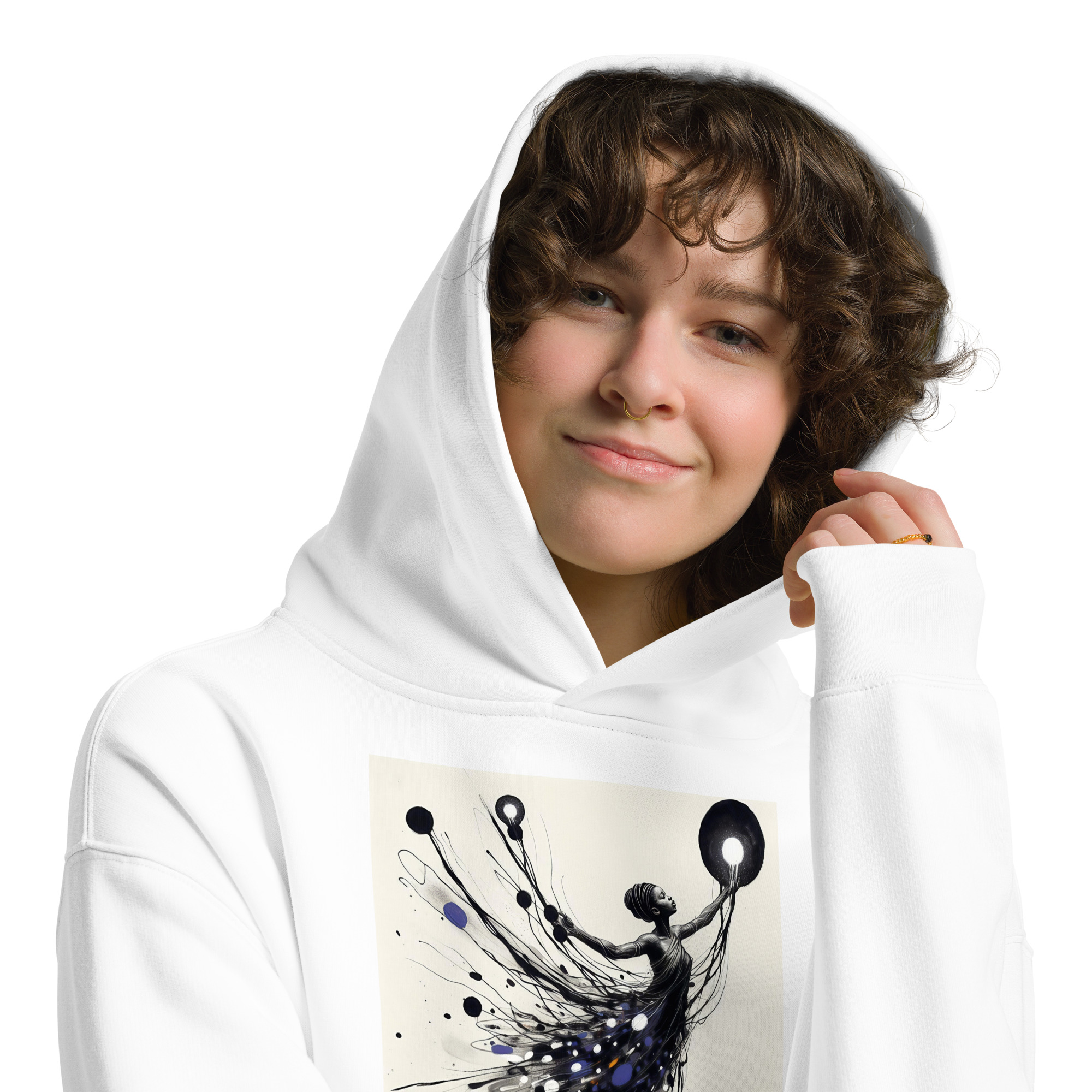 She Learned to Rise Without Asking – Oversized Hoodie