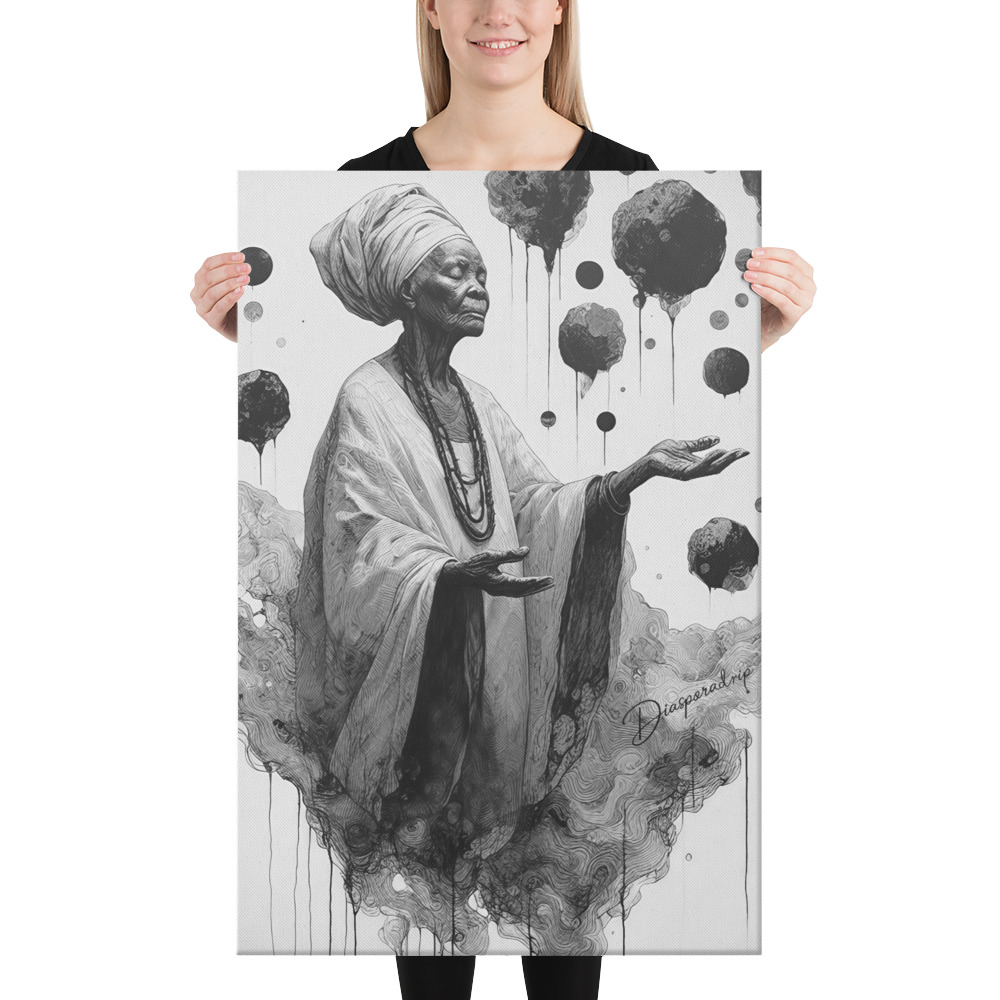 Her Silence Knows the Way — Canvas Art Print