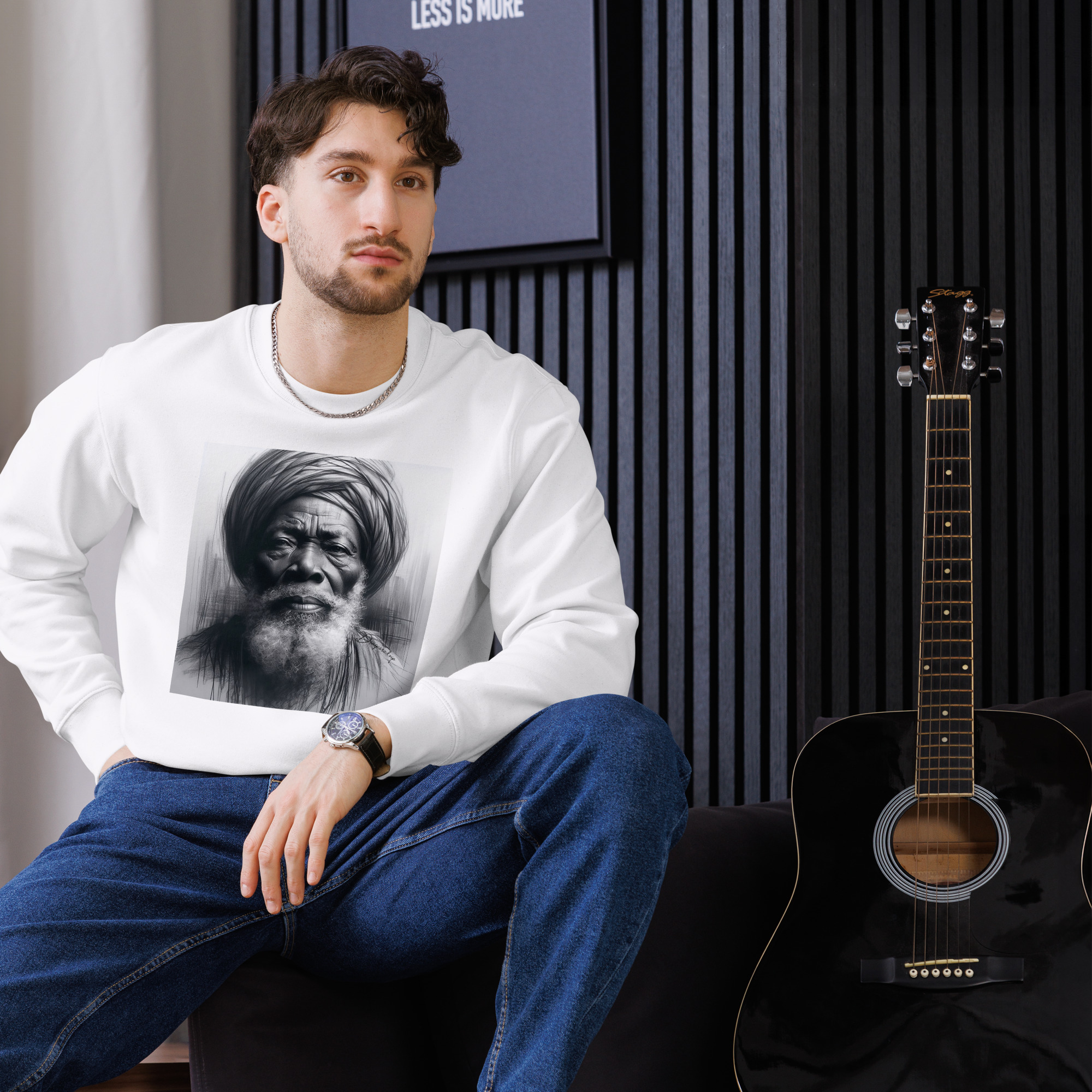 SILENCE IS MY ANCESTRAL STRENGTH — Unisex Eco Sweatshirt (Stanley/Stella STSU178)