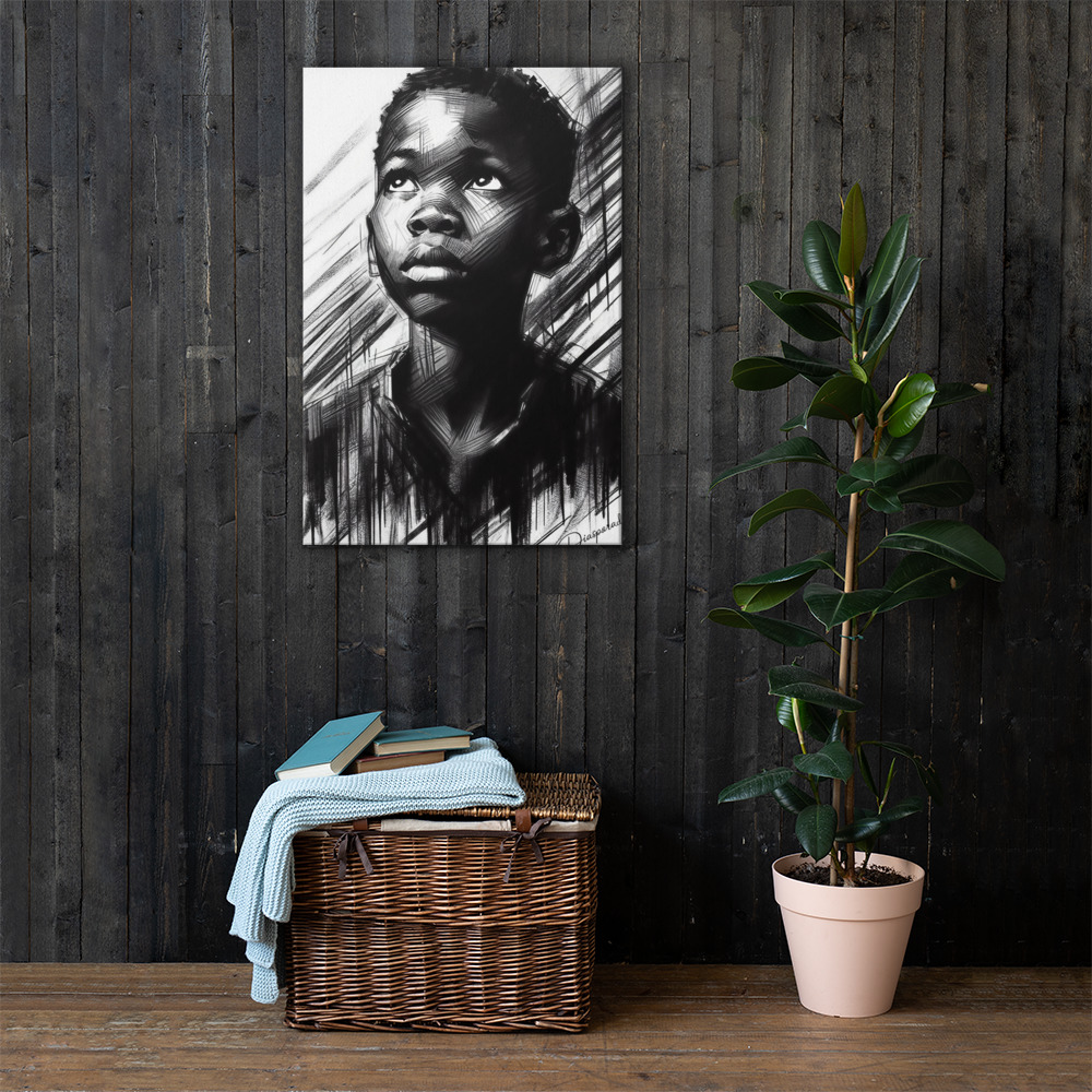 Where My Name Refuses to Fade — Canvas Art Print