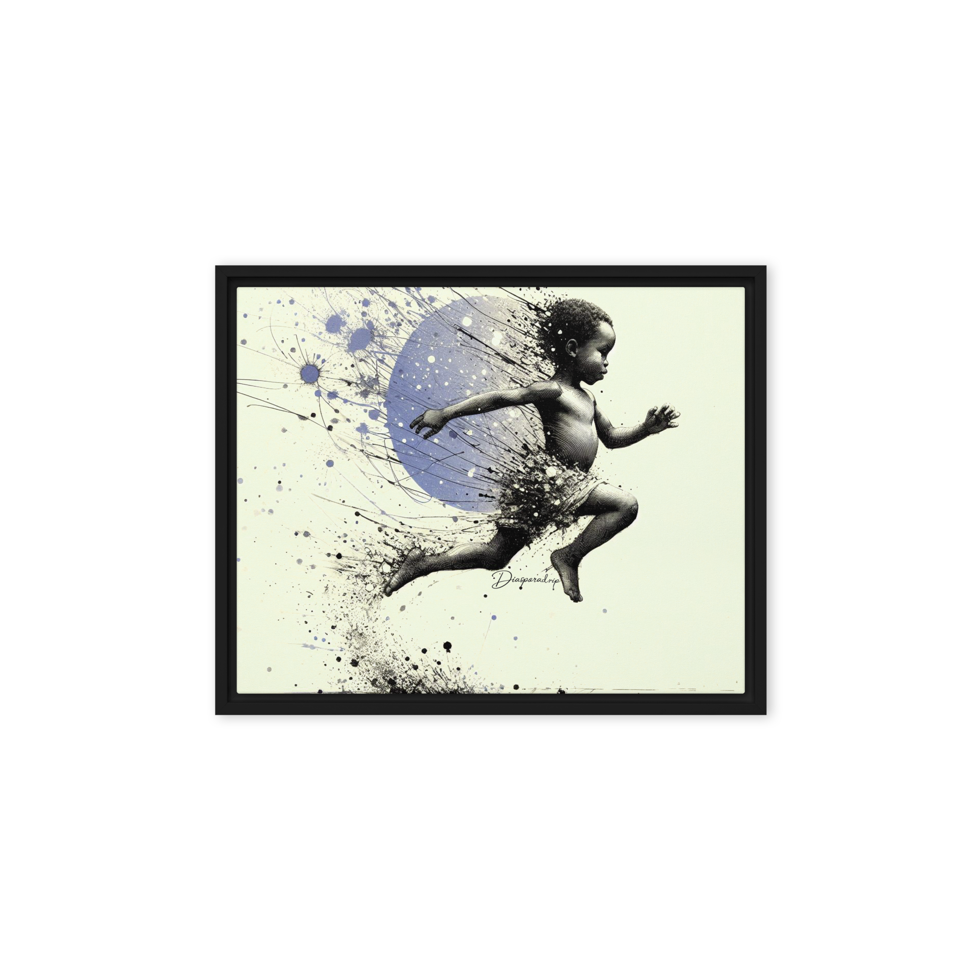 Between Earth and Sky — Framed Canvas Print