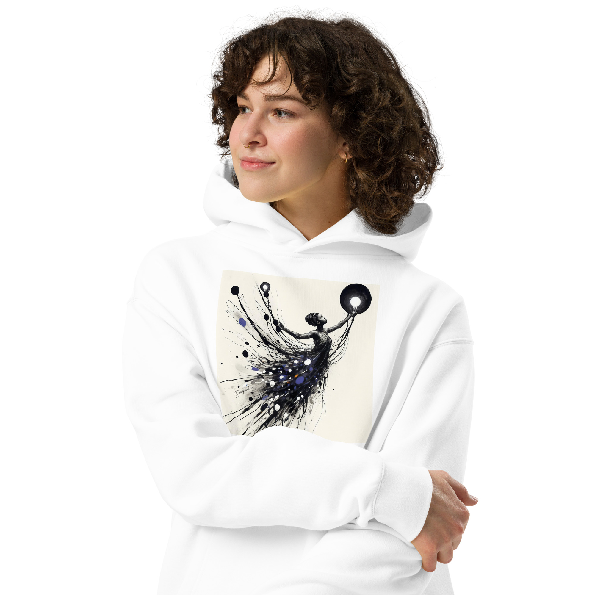 She Learned to Rise Without Asking – Oversized Hoodie