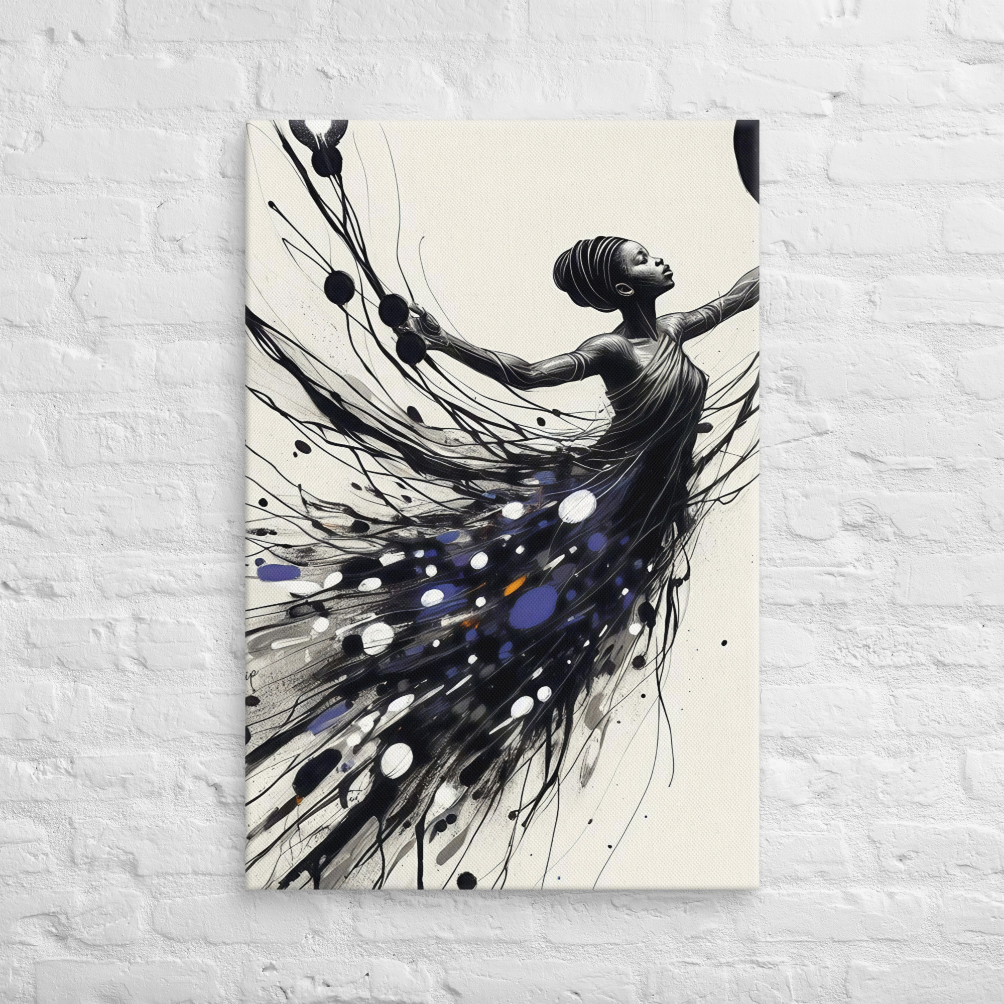 She Learned to Rise Without Asking — Canvas Art Print