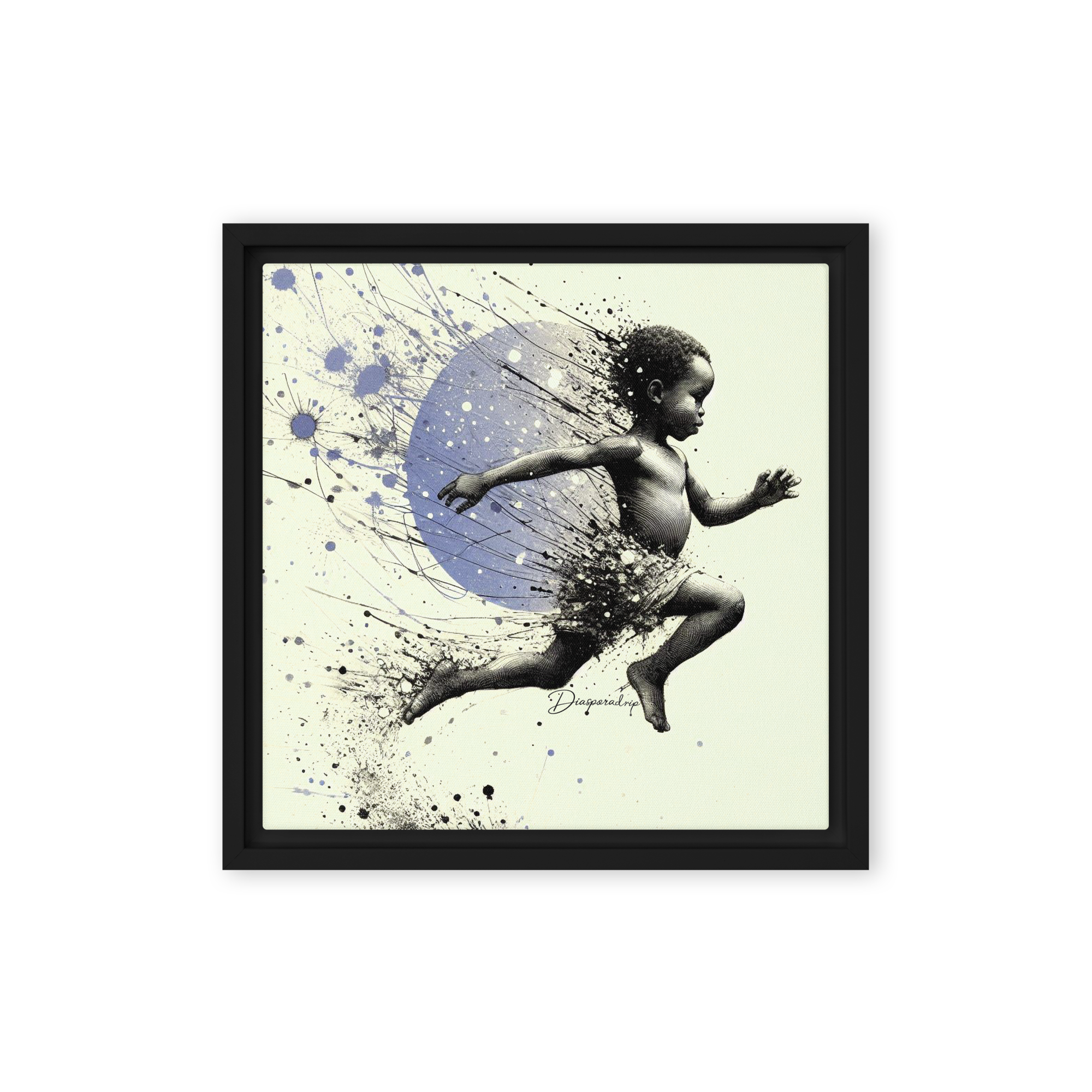 Between Earth and Sky — Framed Canvas Print