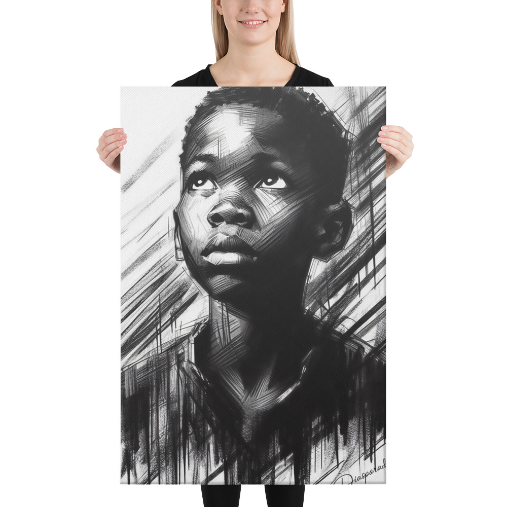 Where My Name Refuses to Fade — Canvas Art Print