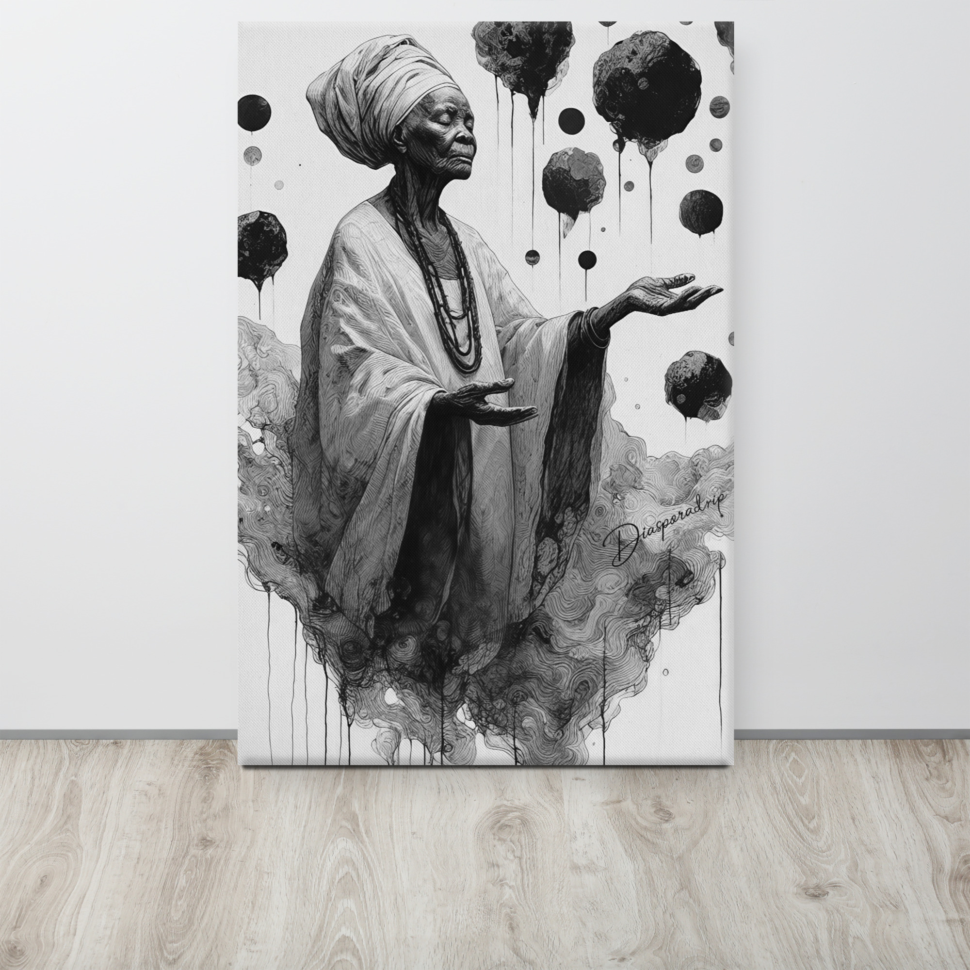 Her Silence Knows the Way — Canvas Art Print