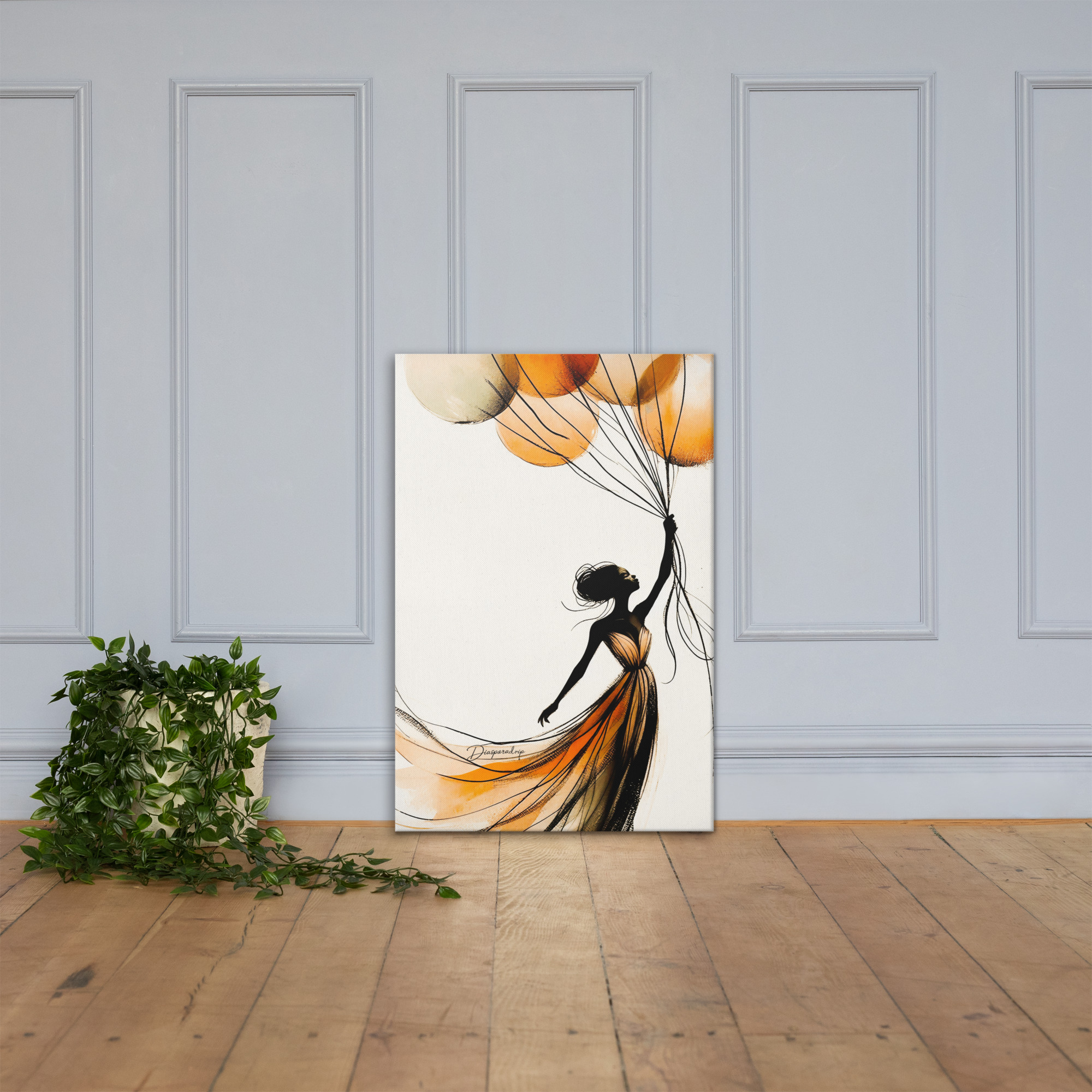 She Refused to Stay Small — Canvas Art Print