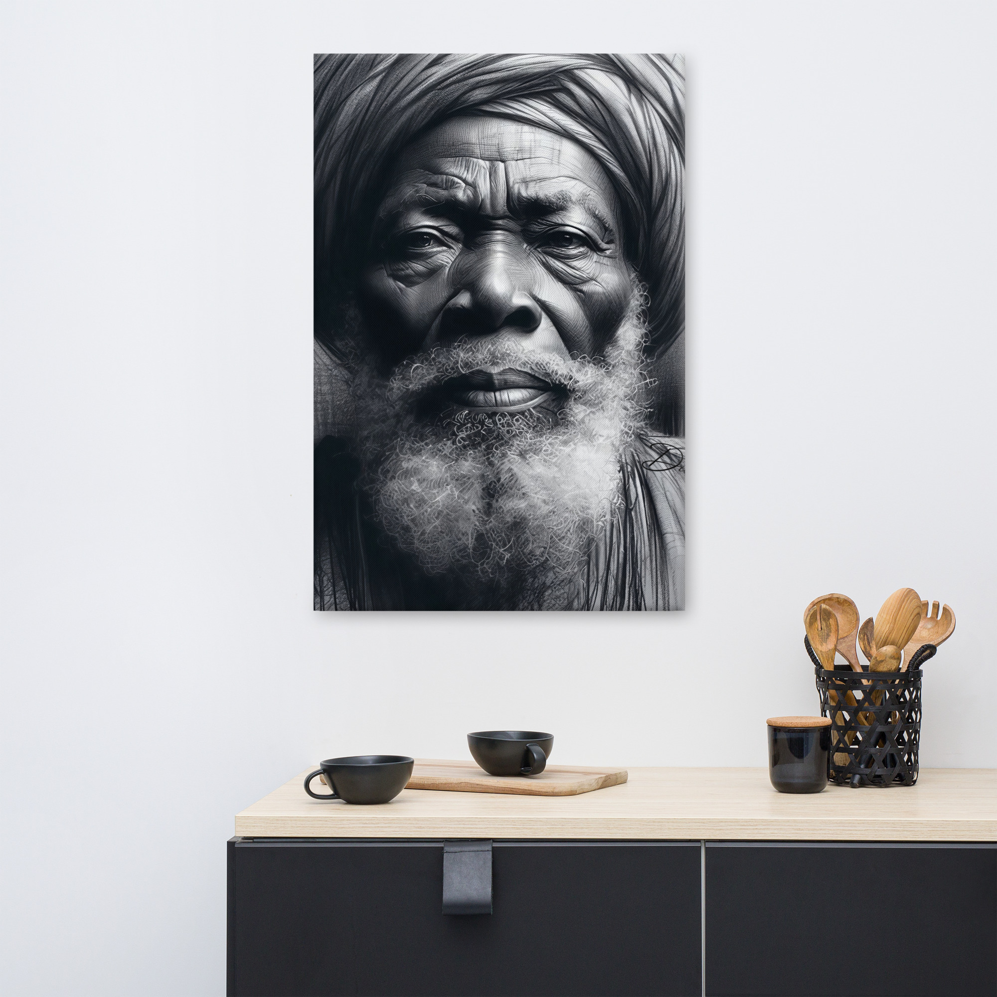 Silence Is My Ancestral Strength — Canvas Art Print