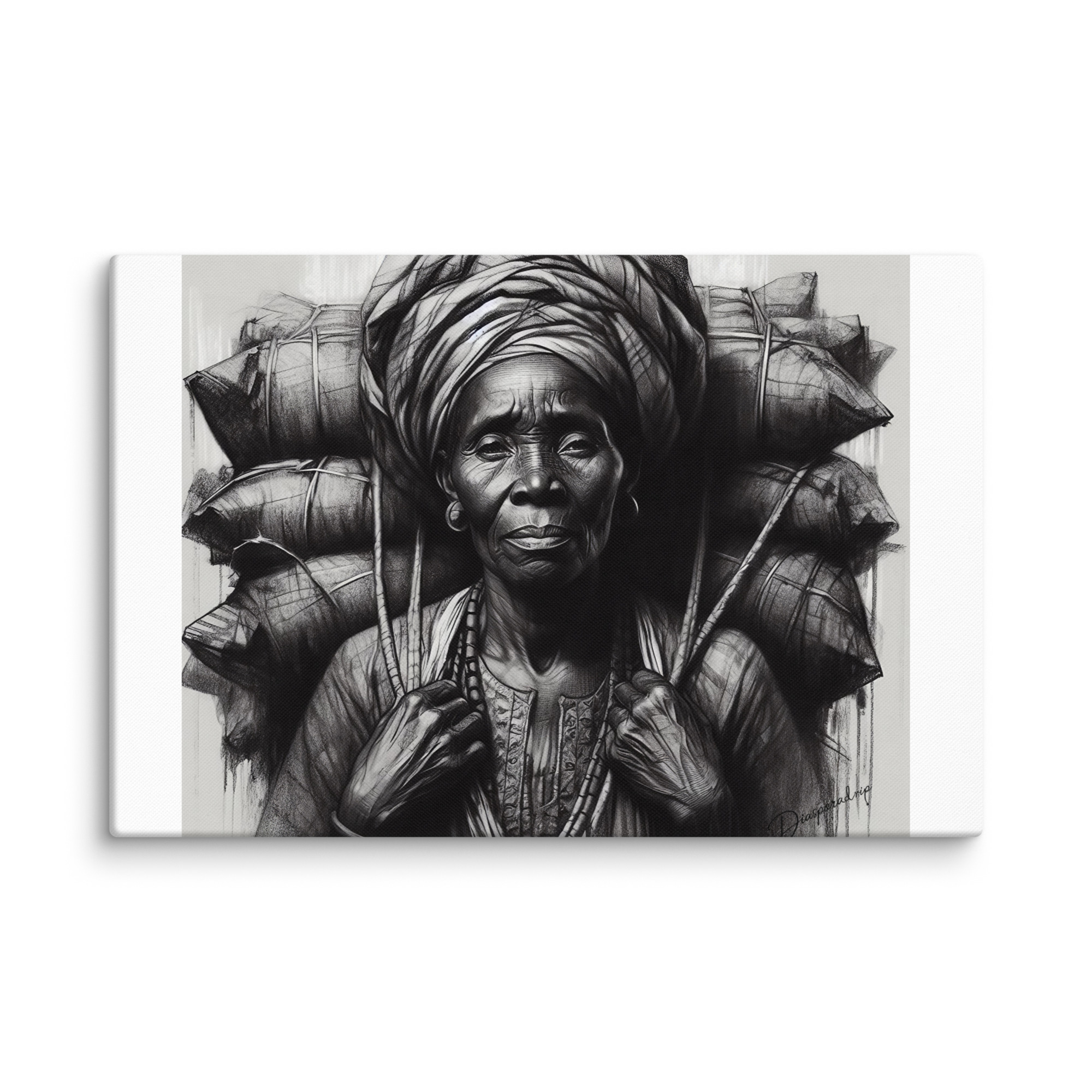 The Weight I Wear With Pride Canvas — Canvas Art Print