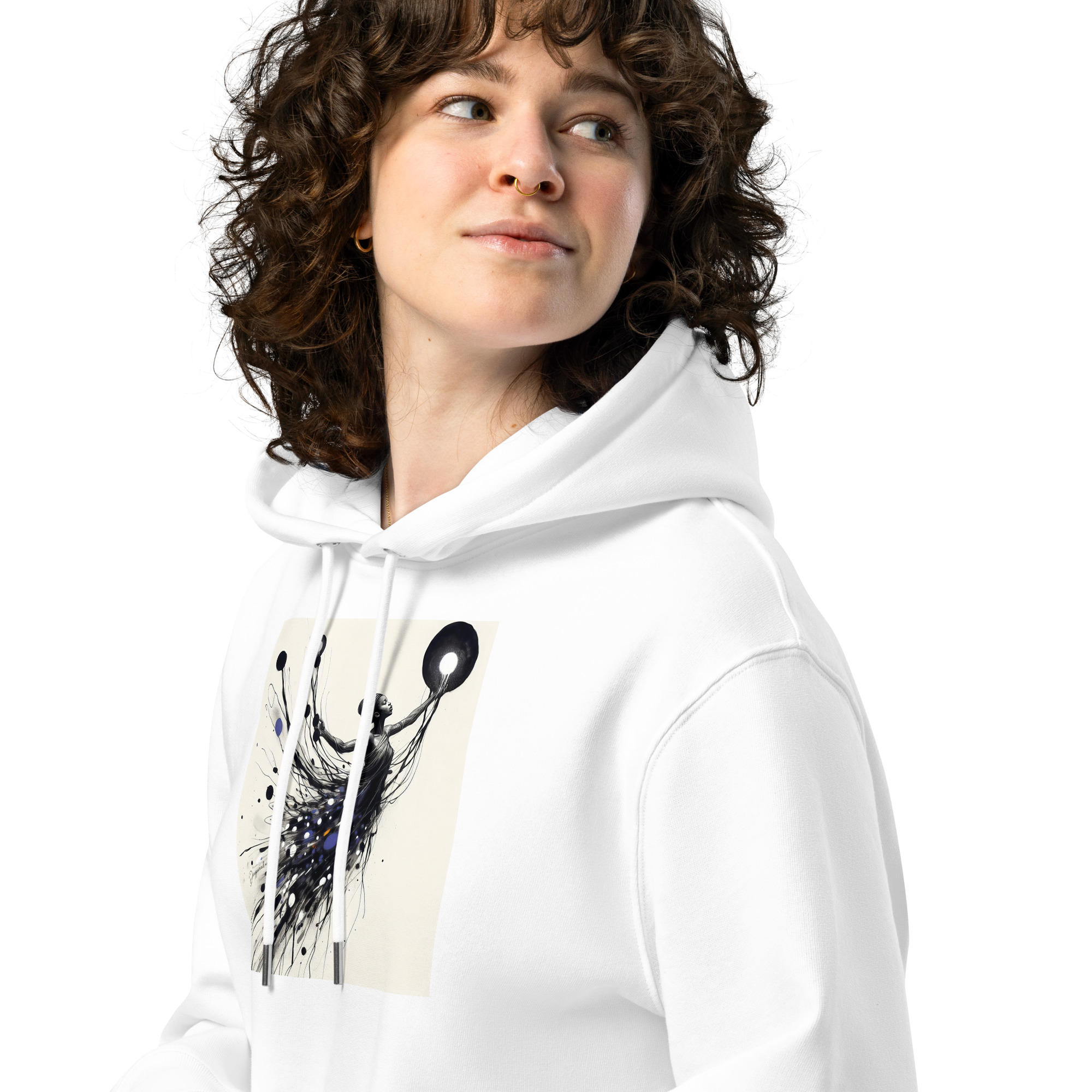 She Learned to Rise Without Asking – Essential Eco Hoodie