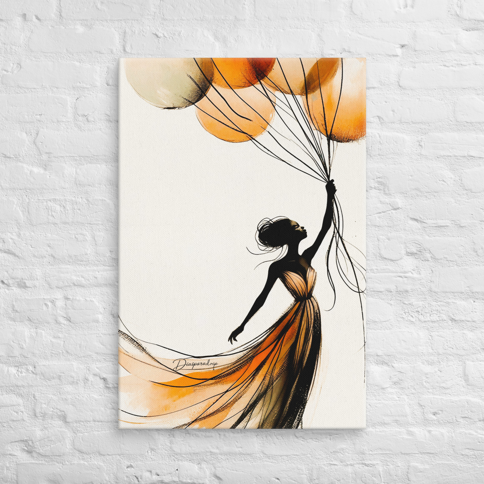 She Refused to Stay Small — Canvas Art Print