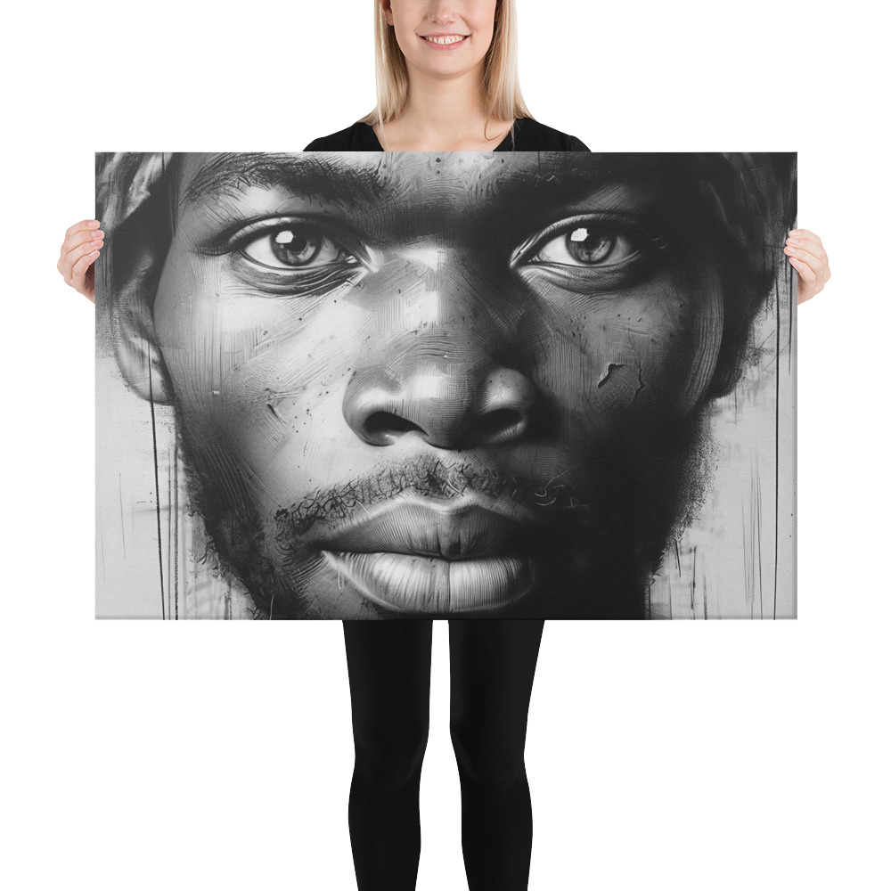 Eyes That Remember the Journey — Canvas Art Print