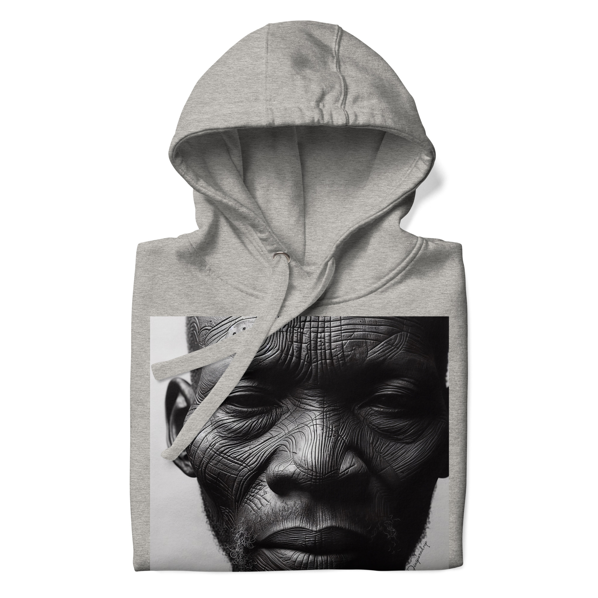 MY FACE IS A MAP OF SURVIVAL — Premium Hoodie (Cotton Heritage M2580)