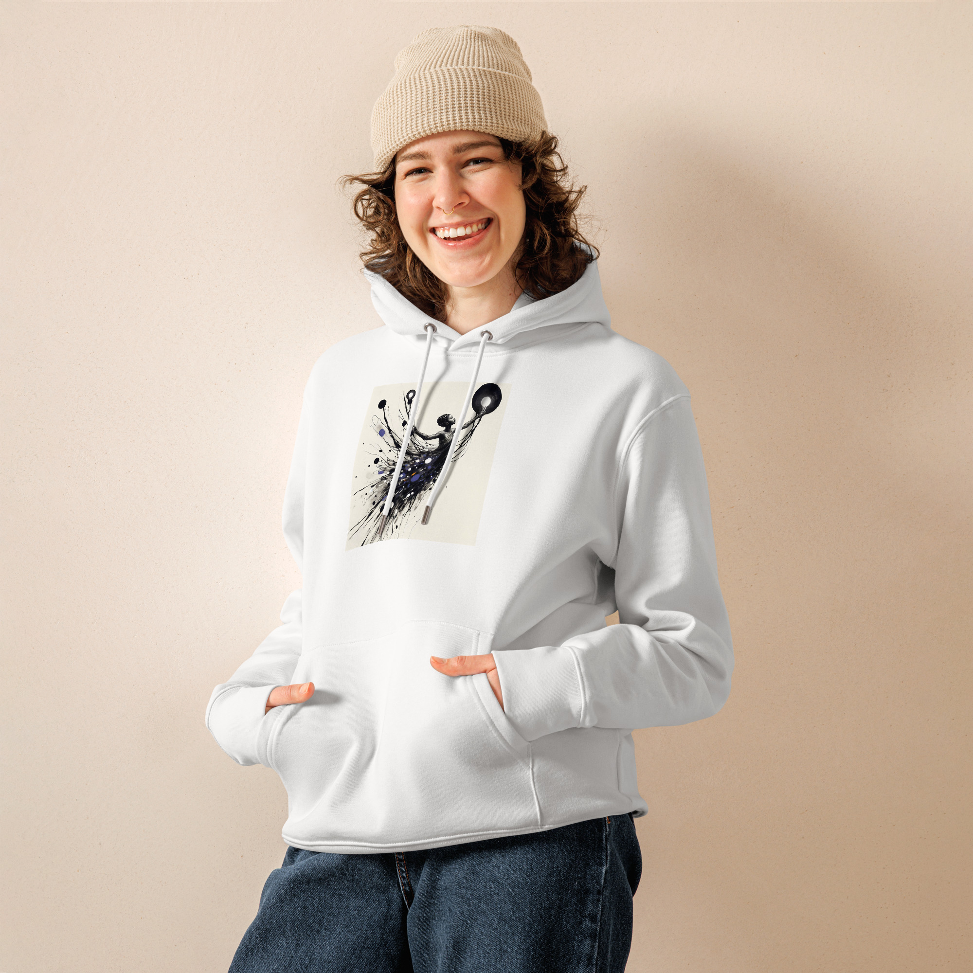 She Learned to Rise Without Asking – Essential Eco Hoodie