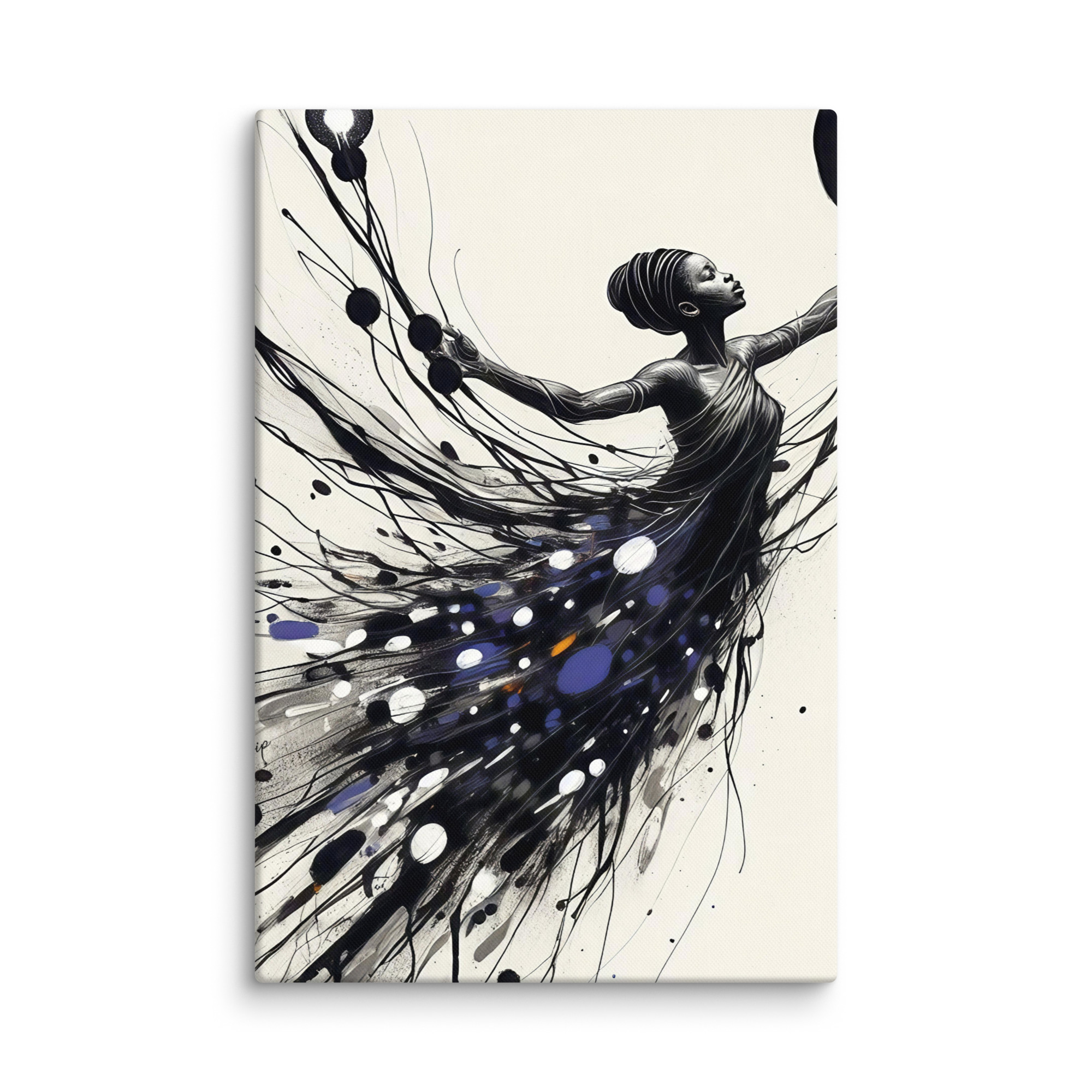 She Learned to Rise Without Asking — Canvas Art Print