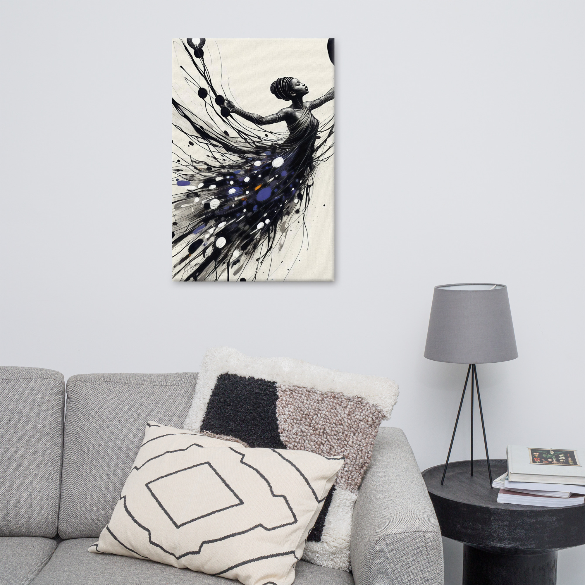 She Learned to Rise Without Asking — Canvas Art Print