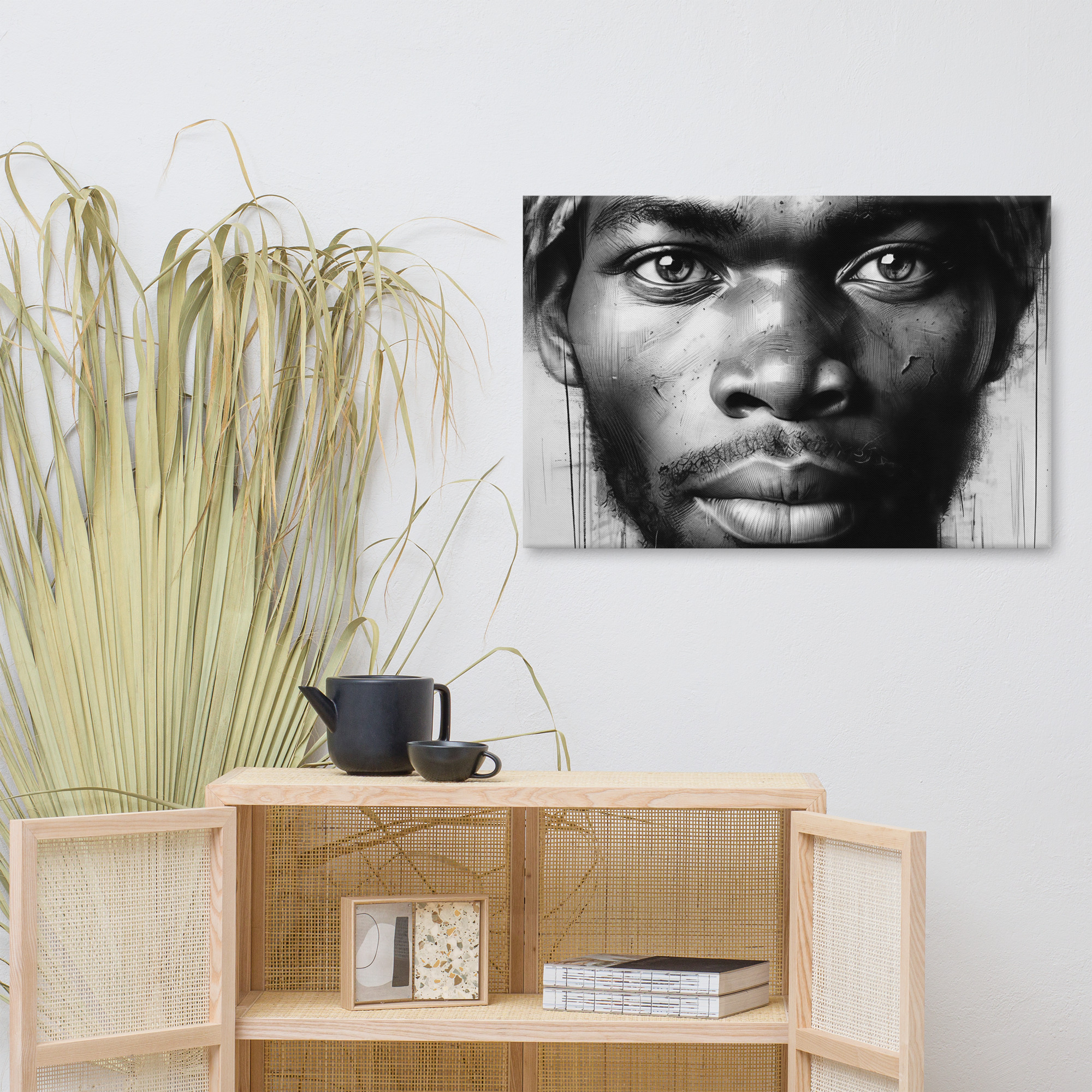 Eyes That Remember the Journey — Canvas Art Print