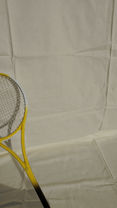 RAQUETTE Longue Paume JGS JAUNE