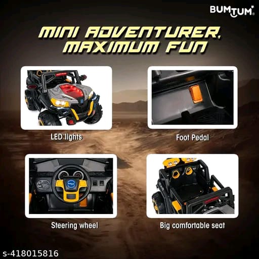 Kids Adventure Ride-On Car