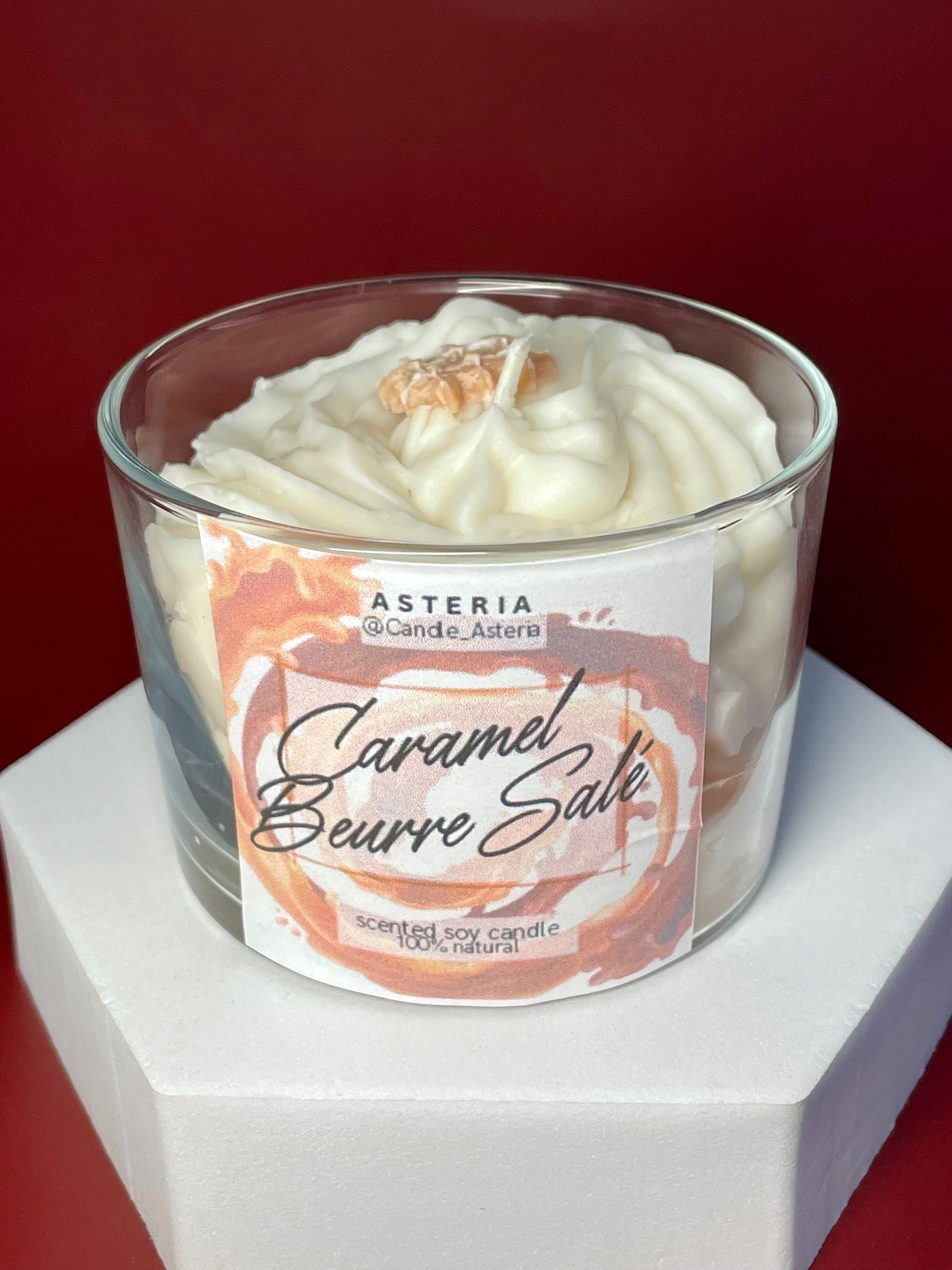 Caramel & salted butter candle