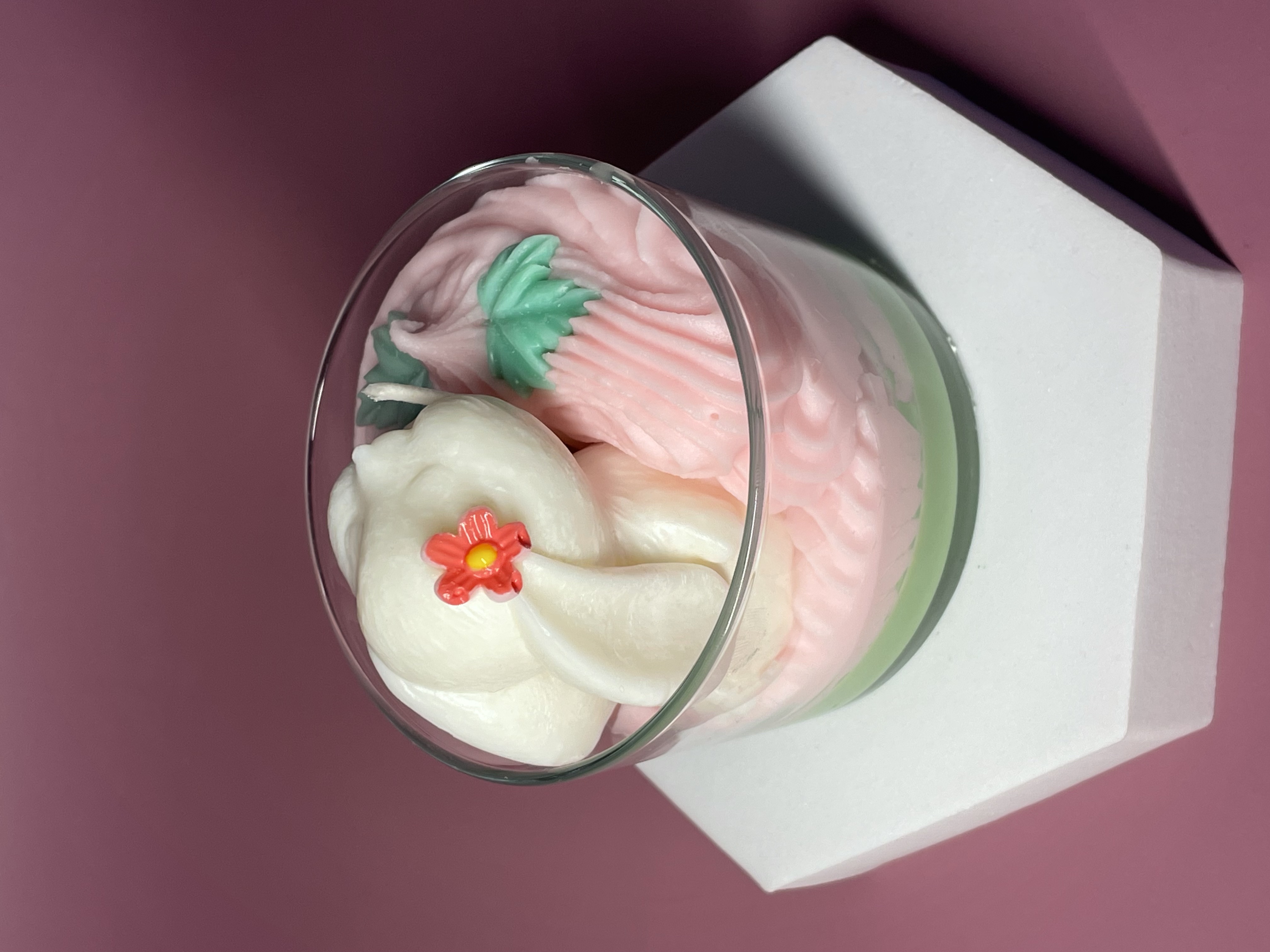 Bougie édition pâques - fleurie 