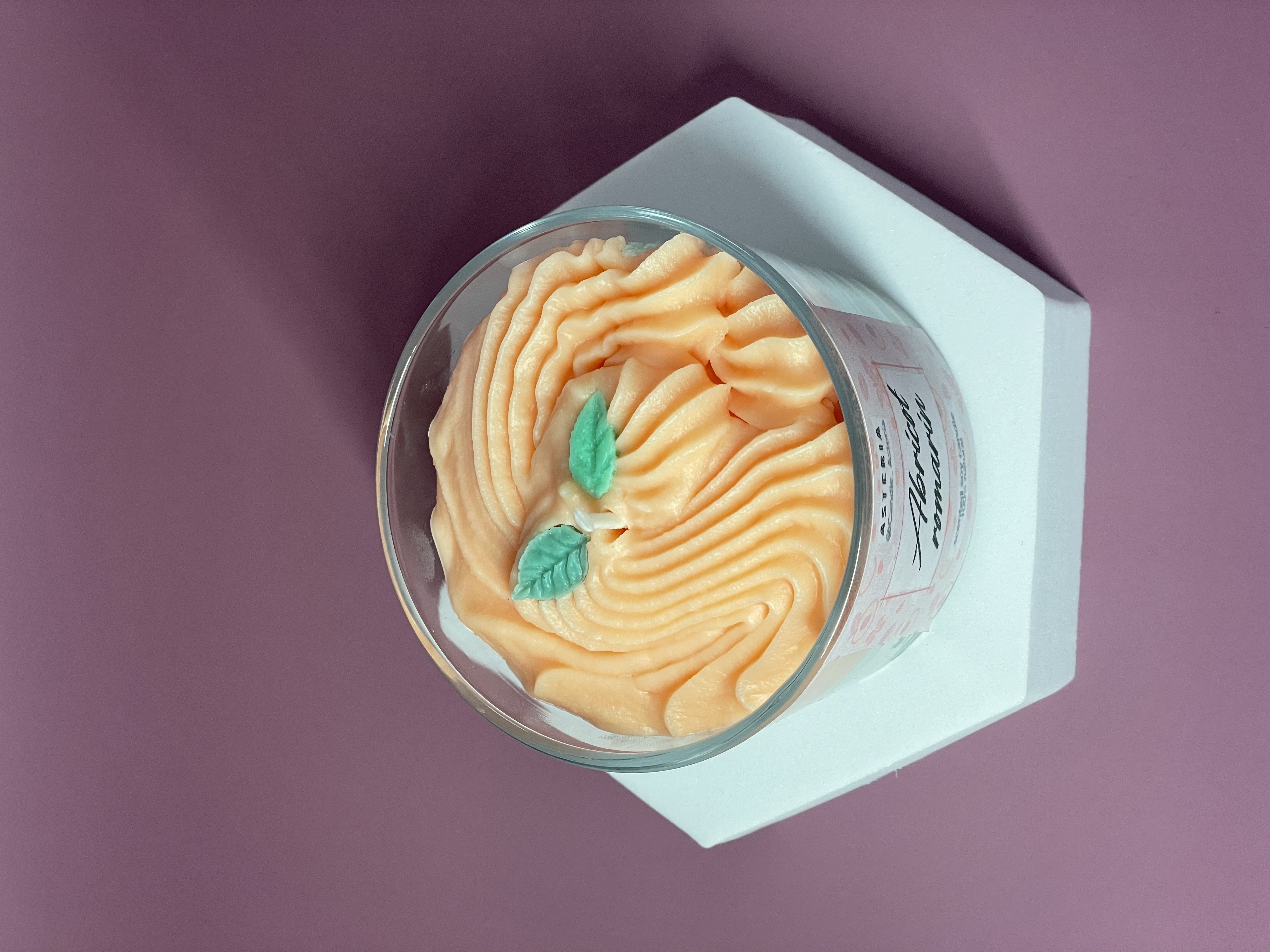 Bougie Abricot - Romarin 