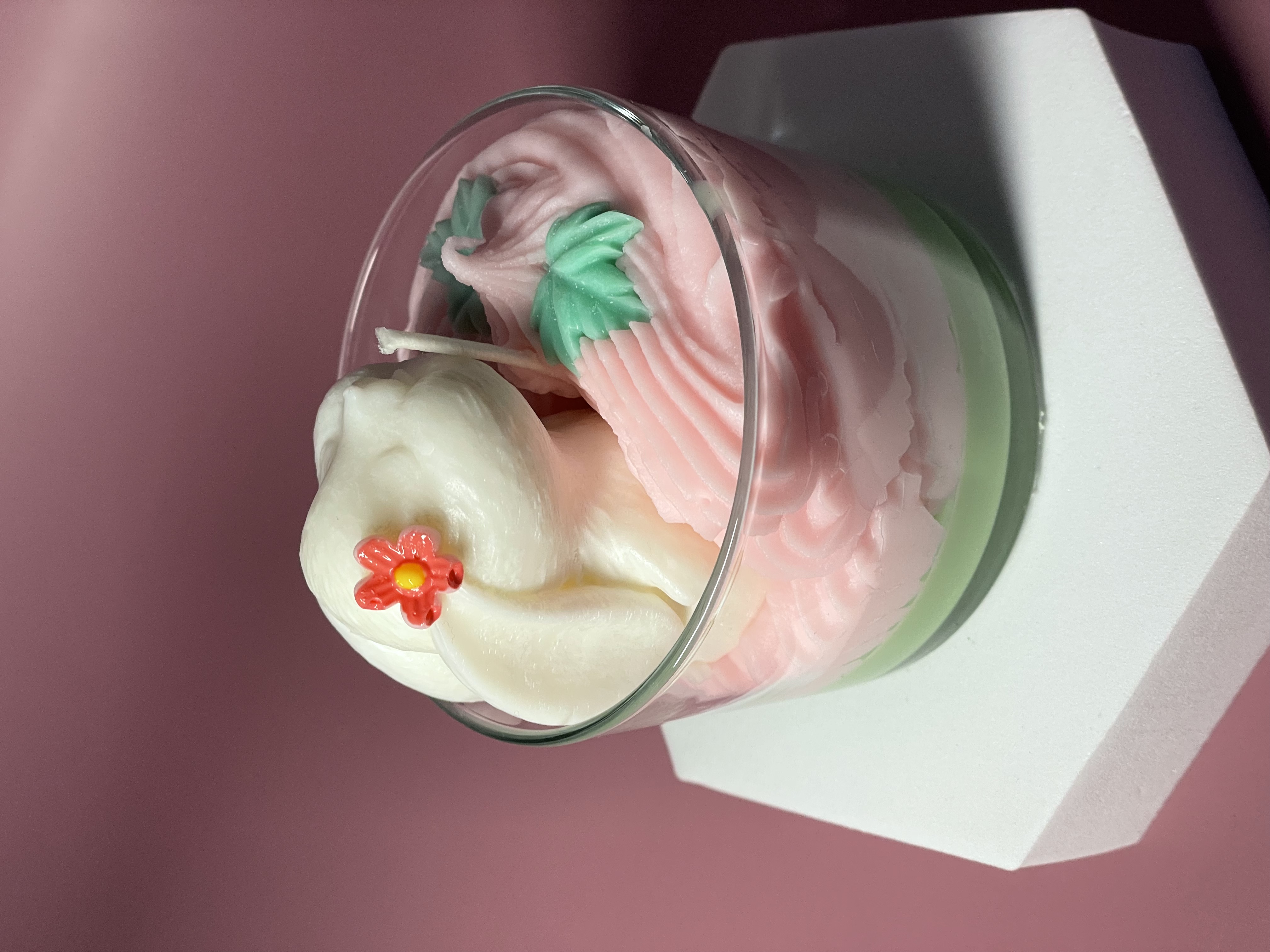 Bougie édition pâques - fleurie 