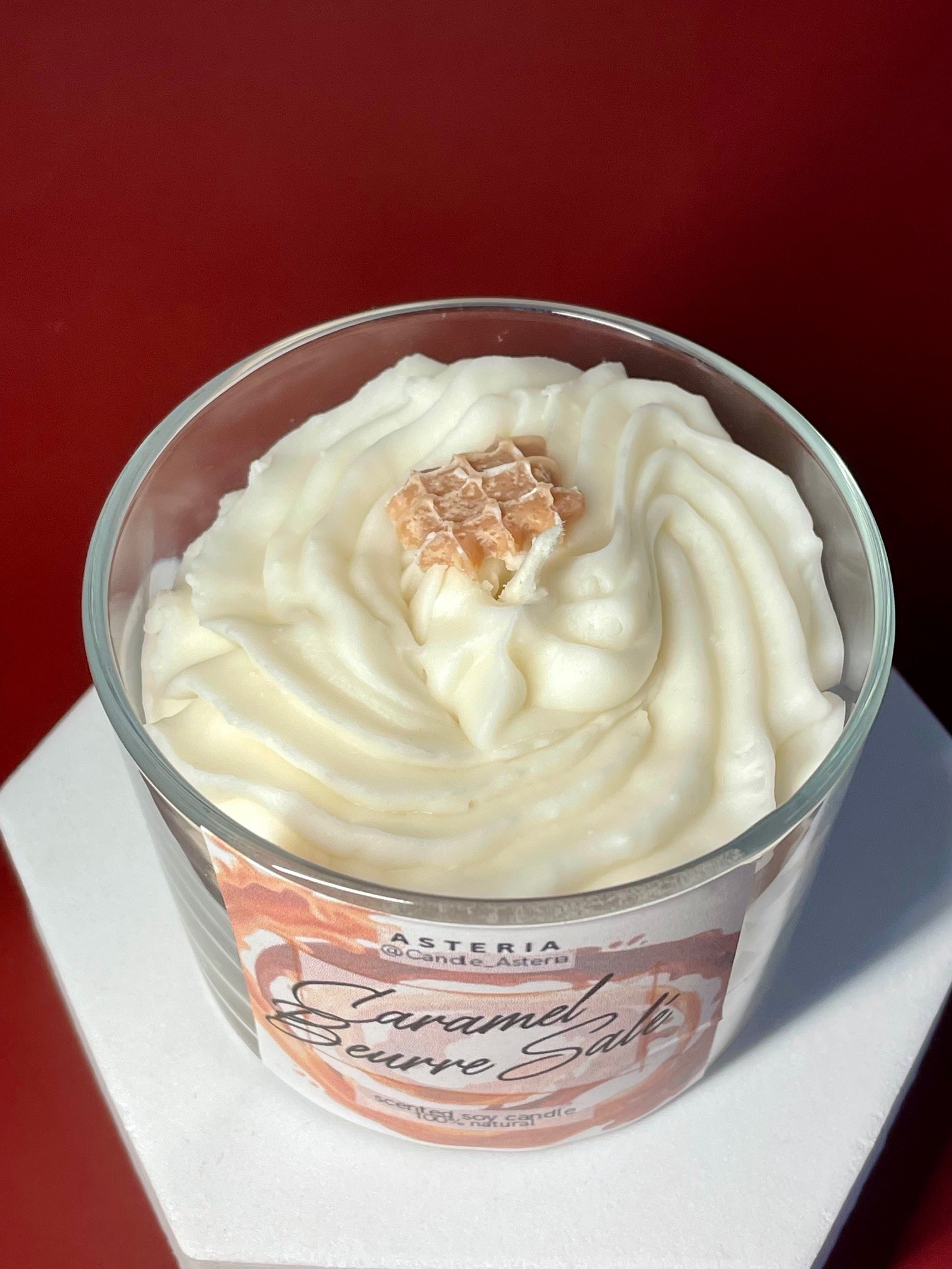 Caramel & salted butter candle