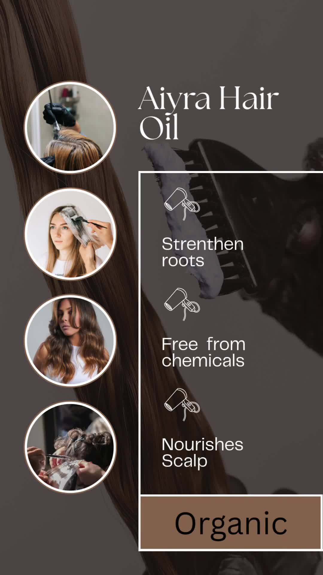 Aiyra Organics "Aiyra Organics Best Herbal, Organic, natural and ayurvedic Anti-hairfall and Hair Growth, Hair loss, Best Hair Oil (Confidence + Money Back Guaranteed Results)