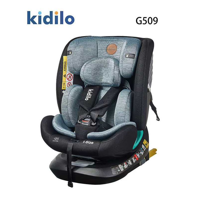Siège Auto Pivotant 360° Kidilo G509 – Sécurité i-Size évolutif de 0 à 12 ans .