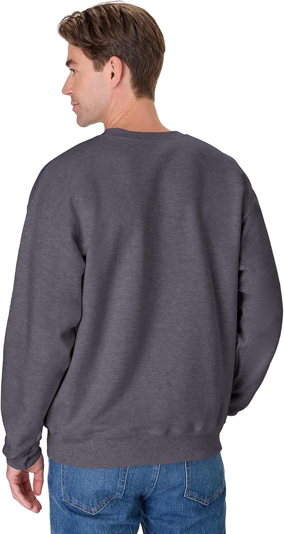 Hanes mens Ultimate Sweatshirt, Heavyweight Fleece Sweatshirt, Crewneck Pullover for Men