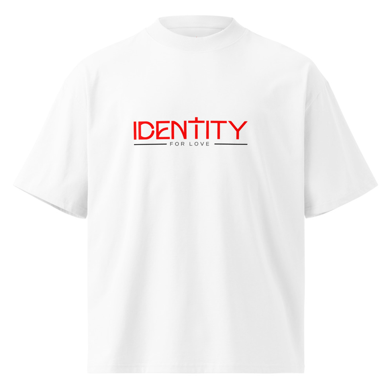T-Shirt Unissexo – Identity for Love | Branca
