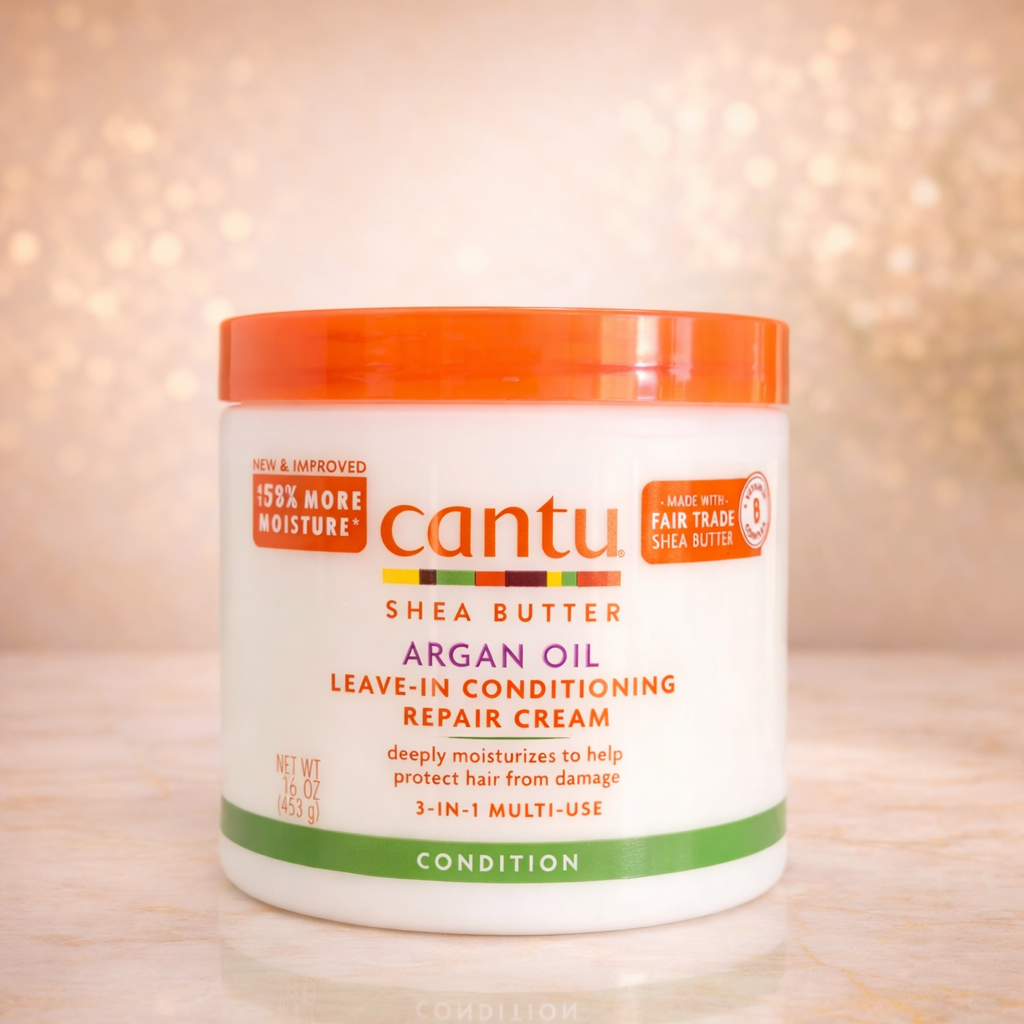 Cantu Shea Butter Argan Oil Leave-In Conditioning Repair Cream