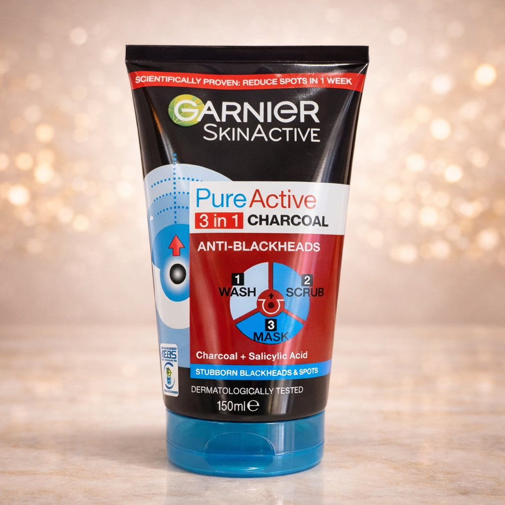 Pure Active 3 in 1 Charcoal Wash