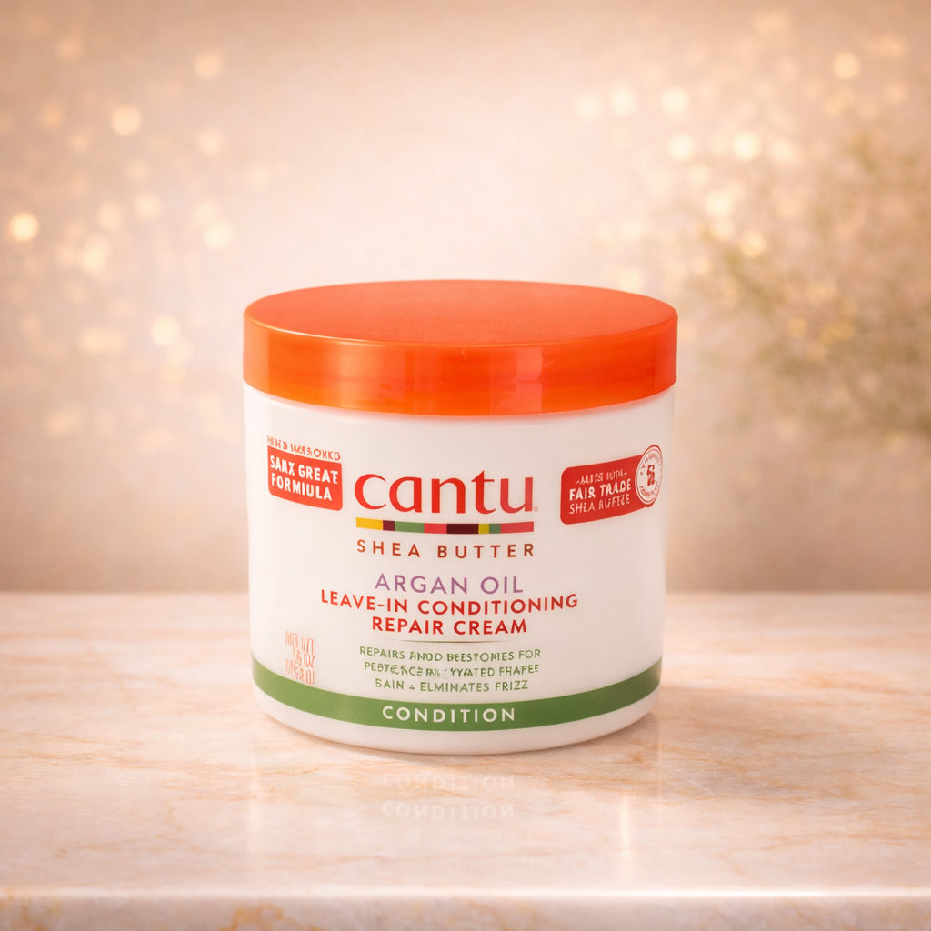 Cantu Shea Butter Argan Oil Leave-In Conditioning Repair Cream
