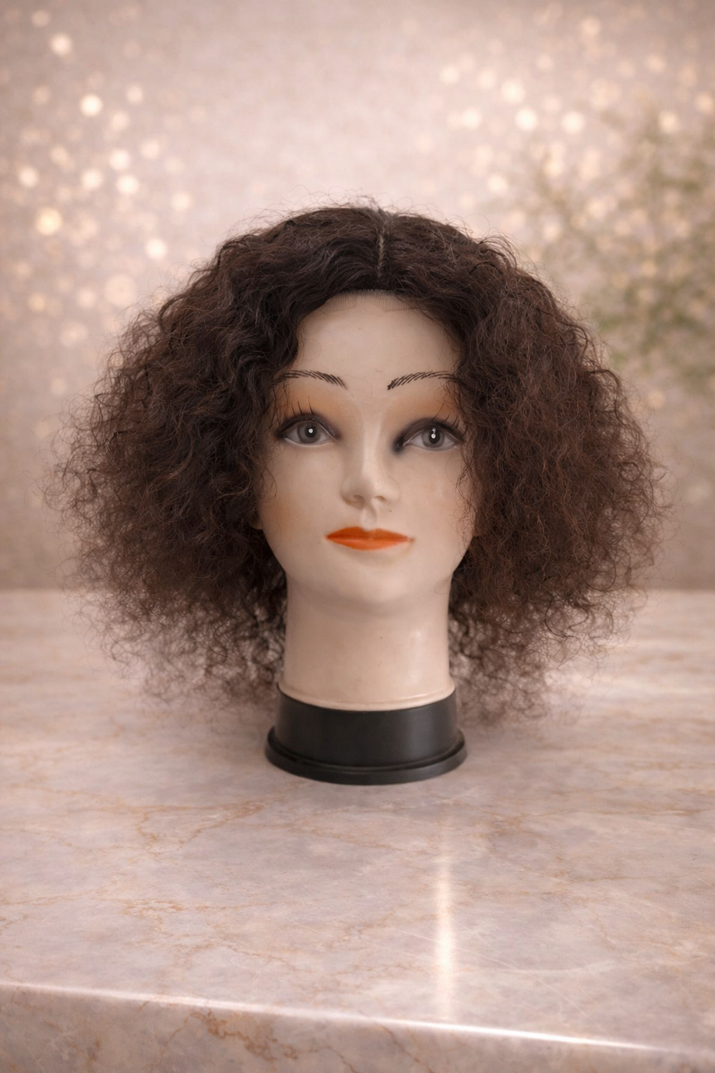 HUMAN HAIR SHORT WATER CURLY W 14INC