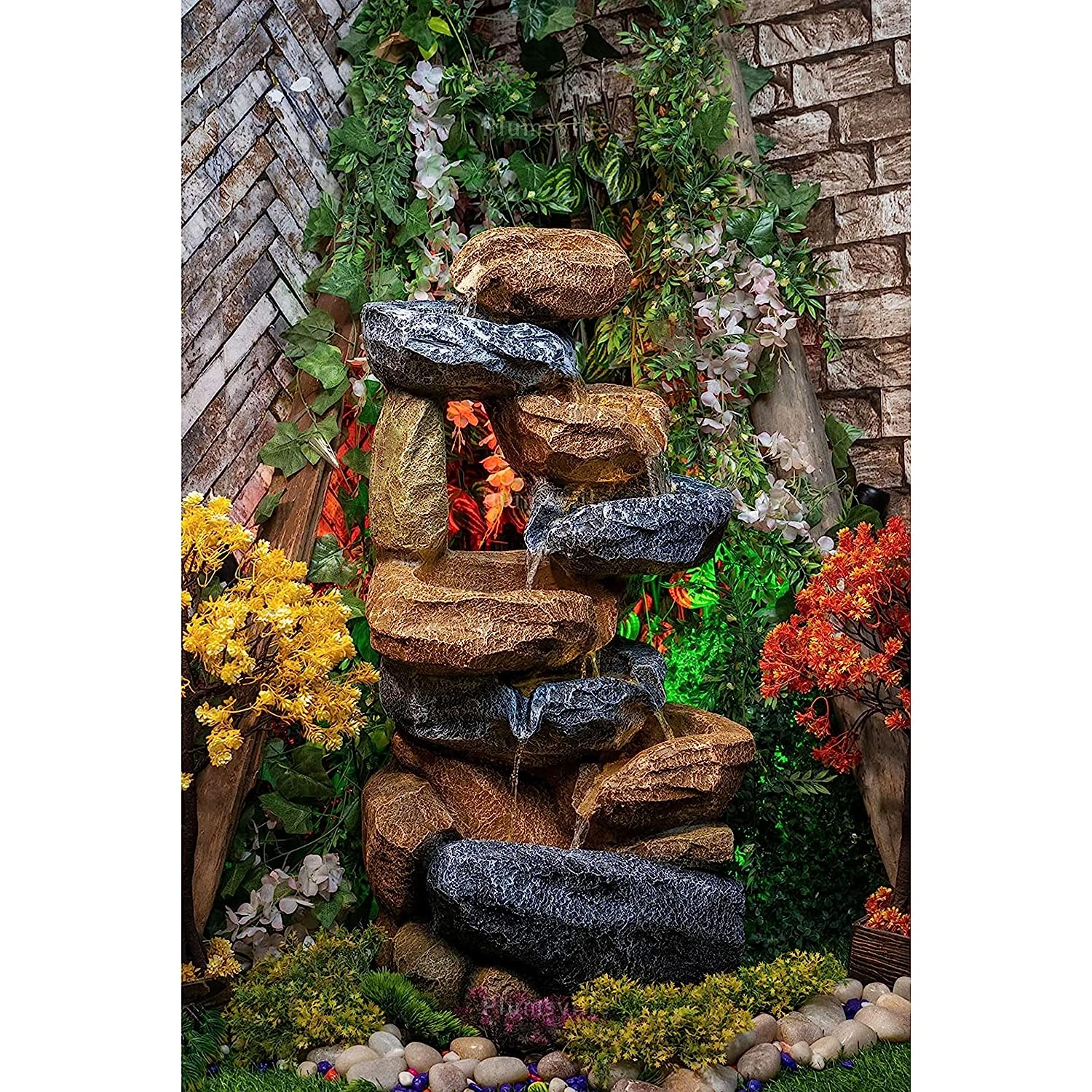 Cascading Rock Water Fountain