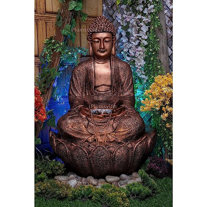 Bronze Buddha Garden Statue