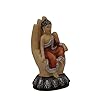 Palm Buddha Statue Polyresin Buddha Idol Showpiece - Perfect for Living Room, Bedroom and Office Space - Home Décor and Staircase Wall Decoration - Ideal for Gifting