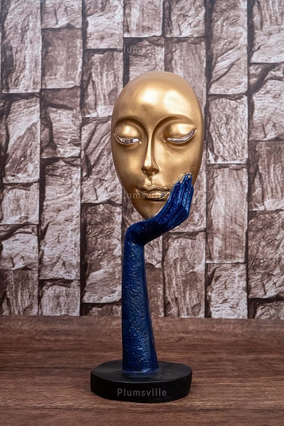 Lady Face Showpiece  for Home Decor Creative Design Art for Your Beautiful House and Living Room Decorative Display