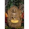 Beige Indoor Fountain Outdoor Fountain with Led Lights for Home Decor and Office Decoration Or Gifting/Anniversary