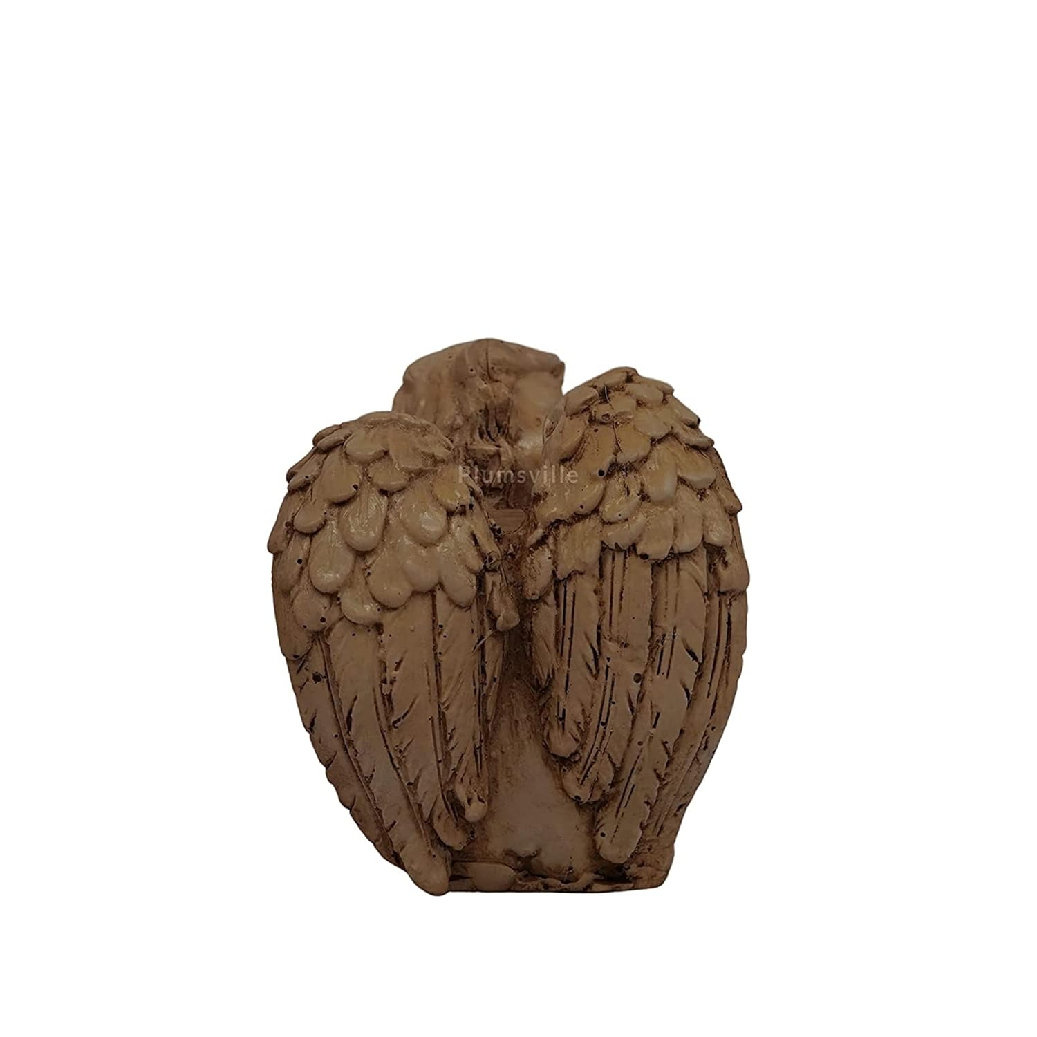 Cute Little Angel Cherubs Cupid with Wings (Set of 2) Idol Statue Figurine Decorative Showpiece for Home Office Center Table Top Decoration Wedding Birthday Gift Item