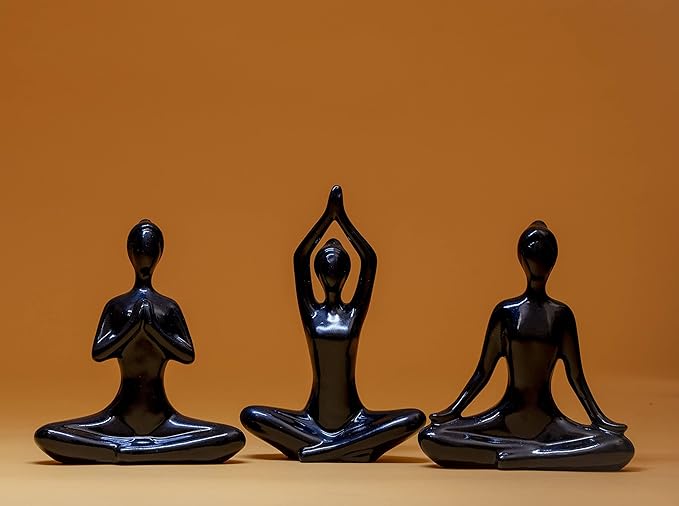 Yoga Lady Statues