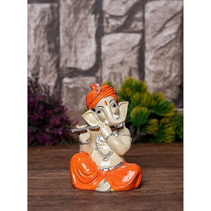 Handcrafted Items Ganpati murti, Idol for Home,Gift|Idol for Gift,Ganesh Ganesha Statue for Front Door Decoration Items,showpieces,Statues for Home décor,Figurines