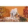 Charging Bull Wild Animal Cub Vintage Hand Painted Showpiece Sculpture Diwali Decoration Items Home Living Room Table for Corporate Family Friends