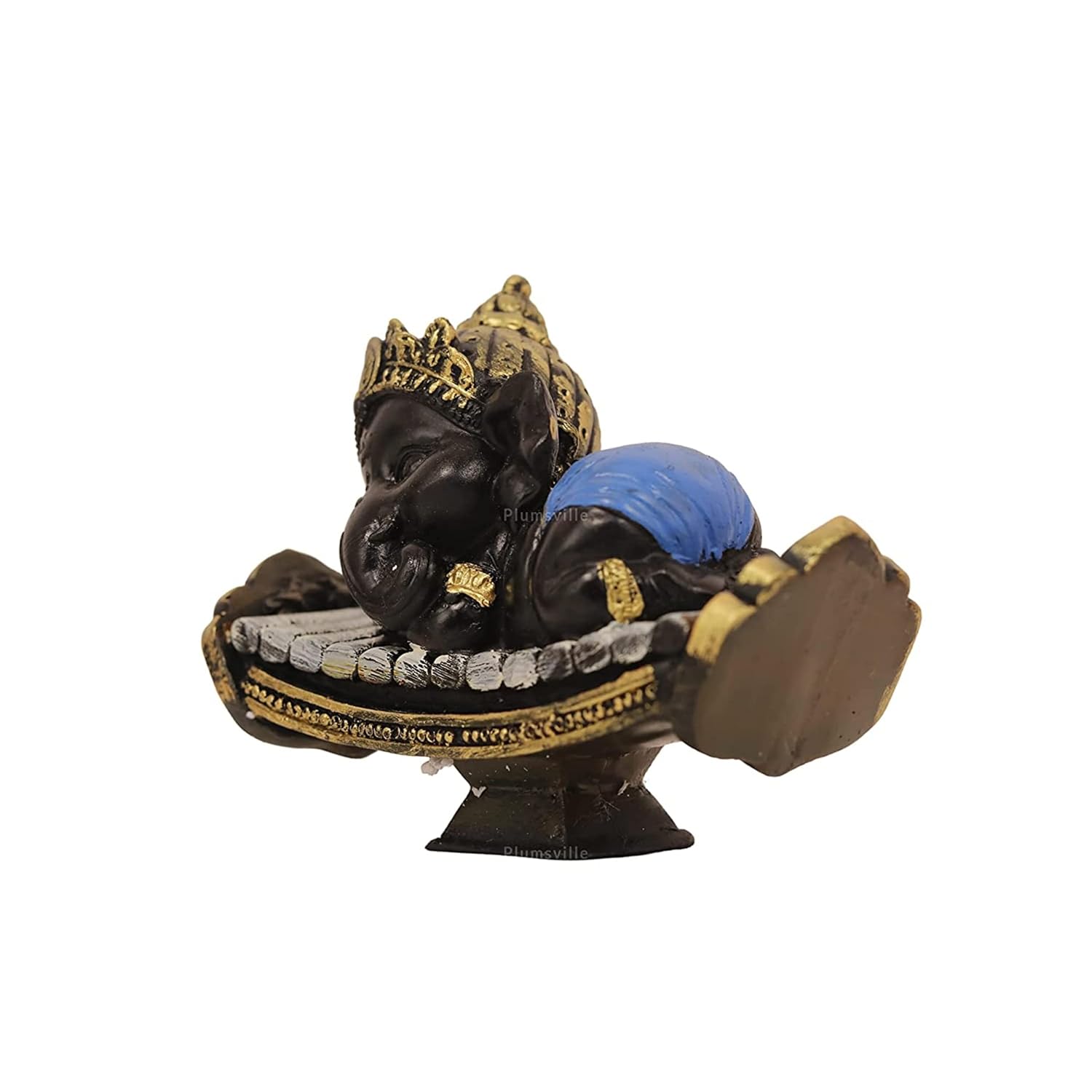 Lord Ganesha Idols for Home Decor, Ganesh ji Sleeping on Safa with Pillow, Gannu Giving Blessing Statue, Beautiful Ganesh Decorative Showpiece