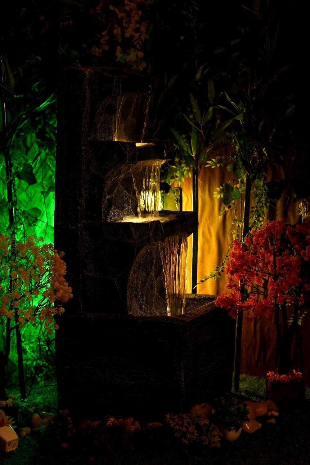 Wall Back Water Fountain for Indoor and Outdoor, Large Garden Fountain, Home Decor