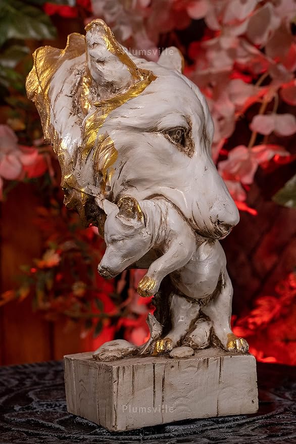 Panther with Baby panther Show Piece for Home Decor House Warming Bedroom Living Room Office Restaurant Decoration Gifts Accessories