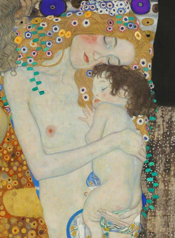 A Mãe e o Filho de Gustav Klimt