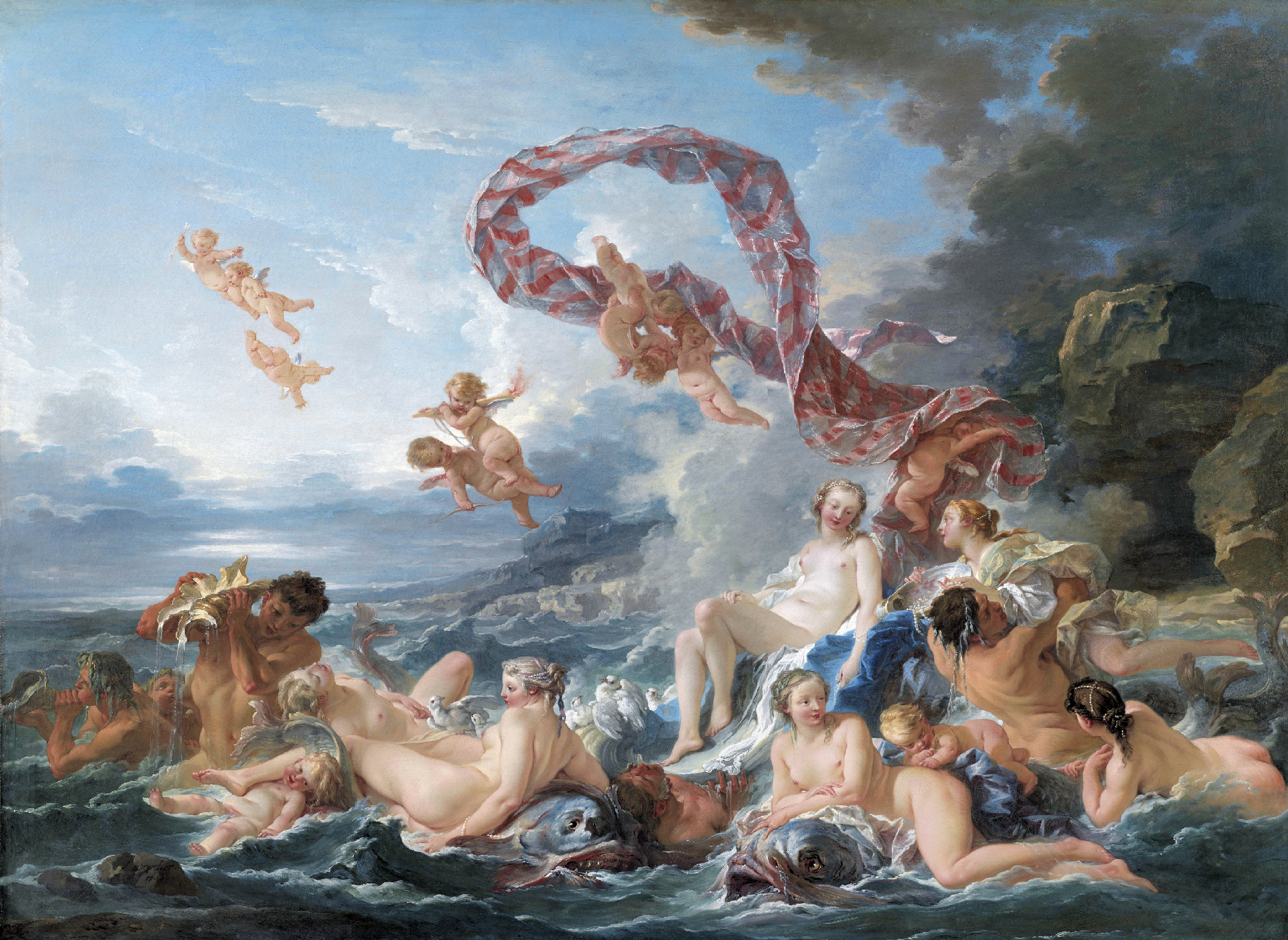 O Triunfo de Vênus (1740) de François Boucher